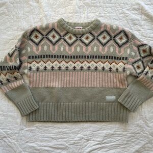 Kari Traa Cropped Women’s Nordic wool sweater